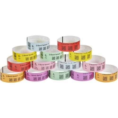 Z-BAND FUN WRISTBAND 25X254MM 350 BAND/CARTR PURPLE BOX OF 6 - 10012713-7K